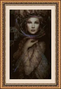 

CROSS STITCH KIT PANDATHREAD MODERN AND SURREAL 33256