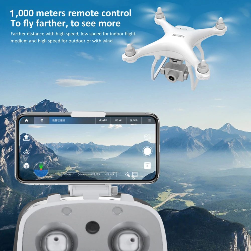 Квадрокоптер K777 профессиональный 4K GPS Wi Fi HD камера 1 км VS X35 L109|Радиоуправляемые