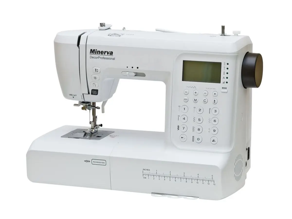Швейная машина Minerva Decor Professional компьютеризированная бытовая 400 операций шитье