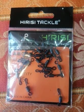 Giratorios de pesca de carpa, aparejo para pesca de carpa de acero inoxidable de cambio rápido, 25 piezas