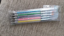 Uds 2 pincel delineador de manicura de Gel de uñas arte pintura plumas polaco que salpican lápiz cepillo para manicura uñas encantos herramienta de belleza