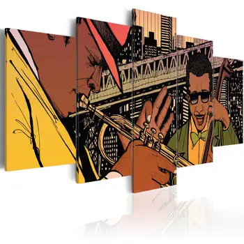 

Picture-jazz music: NYC - 100x50 cm