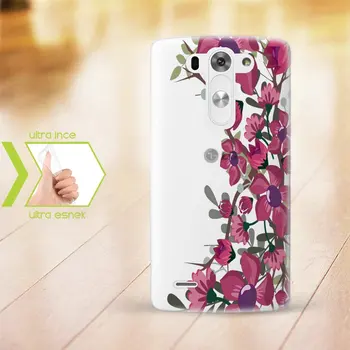 

Personalized LG G3 Slim Clear Silicone Phone Cover (Flower Temalı-17)
