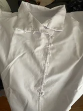 Turtleneck Blouse Puff-Sleeve White Shirt Ladies Top OOTN Office Elegant Casual Solid