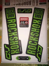 2018 rockshox SID mountain bike front fork decals  bicycle front fork stickers