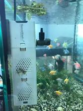 Bomba de filtro 4 en 1 para acuario, generador interno de oxígeno, de aire, de olas, sumergible para pecera