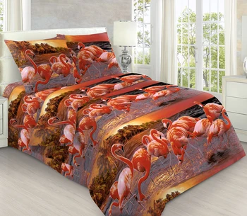 

Bed linen Mercury home "flamingo in the desert" 1.5 SP coarse calico, Ivanovo