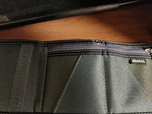 Billeteras de tela de lona para hombre, bolso de mano corto, monedero, monedero, tarjetas, titular de la identificación, regalo de cumpleaños