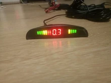 Eunavi 1set de Parktronic Kit de sensores de estacionamiento Led 4 6 8 sensores para todos los coches inversa asistencia Sistema de Control de Radar de marcha atrás