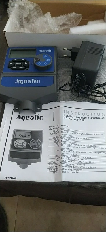 Отзыв о товаре Система полива для сада, 8 станций, 230 В переменного тока, входной контроллер, Таймер подачи воды, с трансформатором европейского стандарта  10468 от пользователя J***z