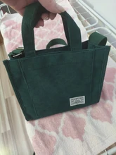 Las mujeres de pana bolso bandolera con cremallera tela de algodón pequeña bolso Casual bolso mujer Eco bolso Vintage, bolsos de mensajero,