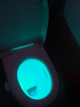 Toilet-Light Motion-Sensor WC Smart Bathroom Backlight for with LED 16/8-Color