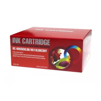 

CANON PGI550XL/CLI551XL MULTIPACK 5 INK CARTRIDGES GENERIC 6496B005/6509B009/6508B005