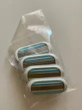 Cabezales de afeitado de 3 cuchillas para mujer, accesorios para el cuidado de la piel, afeitadora corporal, 4 Uds.