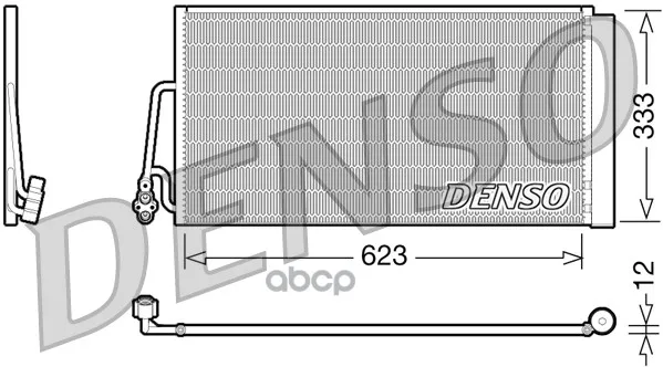 Конденсатор, Кондиционер Denso арт. DCN05102