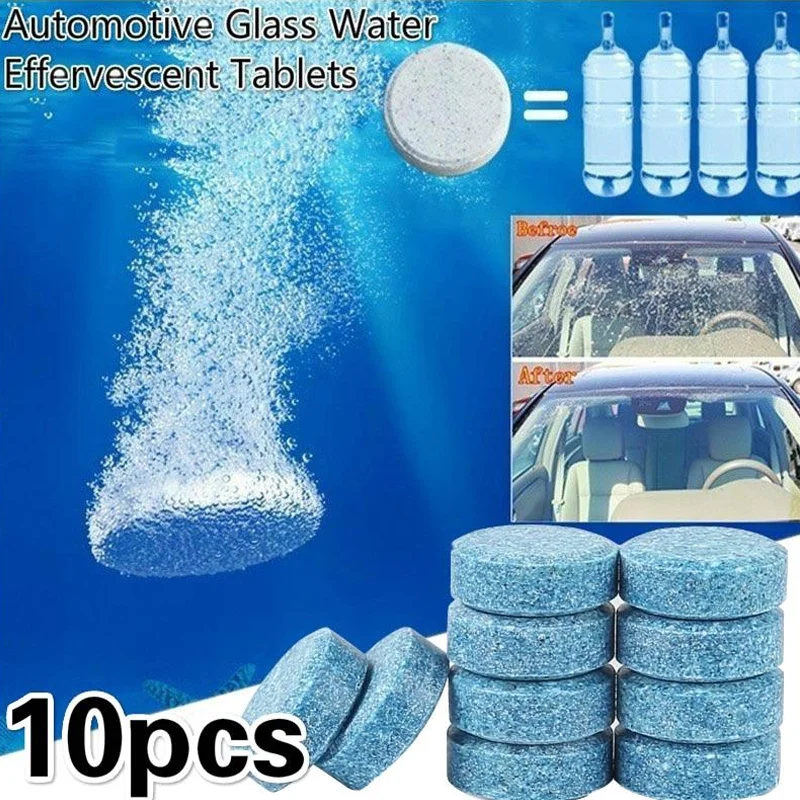 Car Window Cleaner Wiper Tablet Washer Fluid Effervescent Glass Tablet