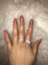2020 Luxury Brand Jewelry White Color Inlay Cubic Zirconia Unique Shaped Ring for 