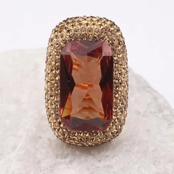 

Rectagular Cut Sultanite and Zirconia Stone Womens 18 K Gold Plated Silver Ring, Woman Silver Sultanite Handmade Ring