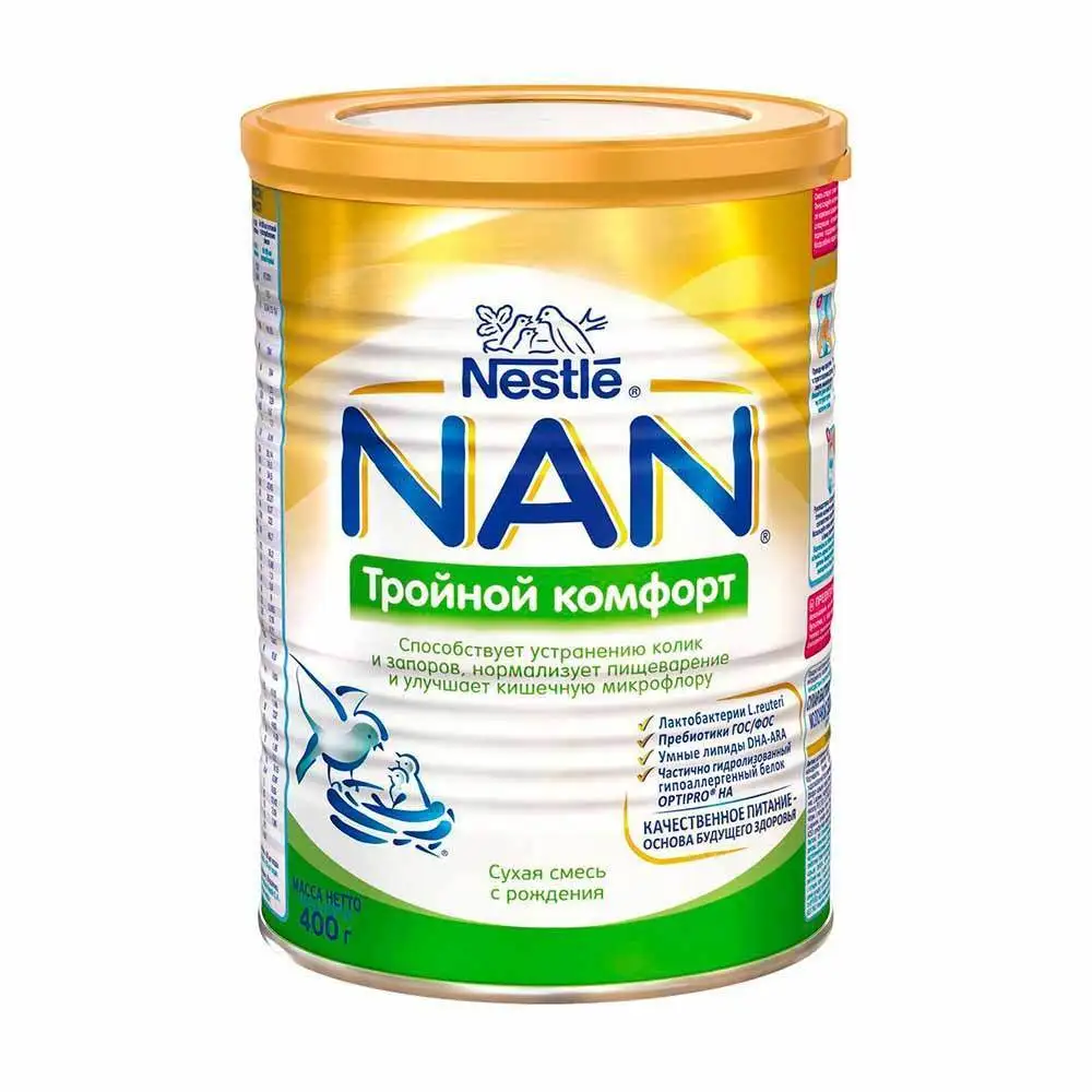 Купить нан комфорт смесь. Молочная смесь Nestle nan 1 Optipro. Смесь Нестле нан 1 гипоаллергенный. Смесь нан 3 Optipro 400г. Смесь nan (Nestlé) 2 Optipro (с 6 месяцев) 400 г, 3 шт..