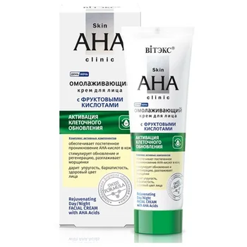 

Face cream soothing with amino acids skin AHA clinic Vitex