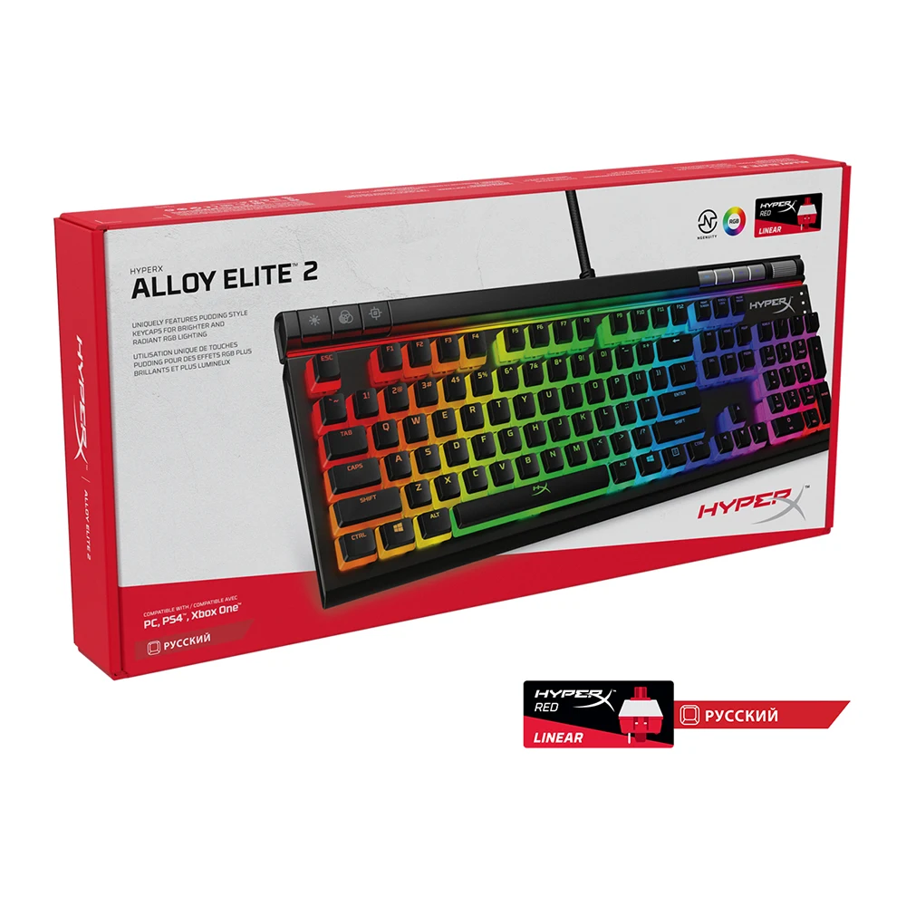 Игровая клавиатура HyperX Alloy Elite 2 Red Switch (HKBE2X 1X RU/G)|Клавиатуры| |