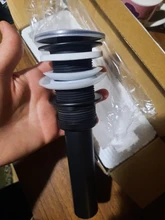 Drain Bathroom Black Dual-Style Clic-Clac Basin Sink Lavatory Waterlet Pop-Up POIQIHY