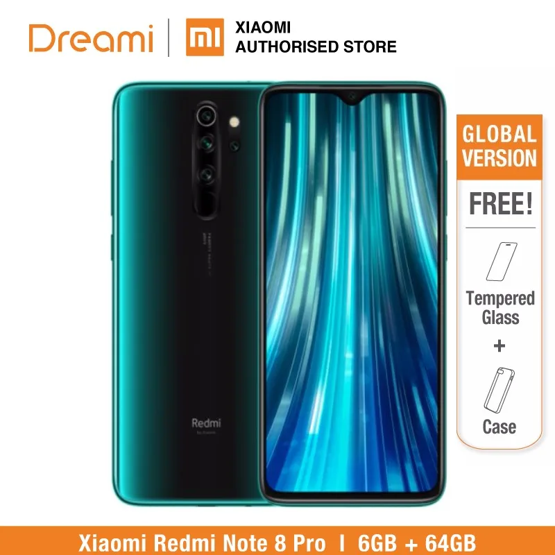  Global Version Xiaomi Redmi Note 8 PRO 64GB ROM 6GB RAM (LATEST ARRIVAL) note8 pro