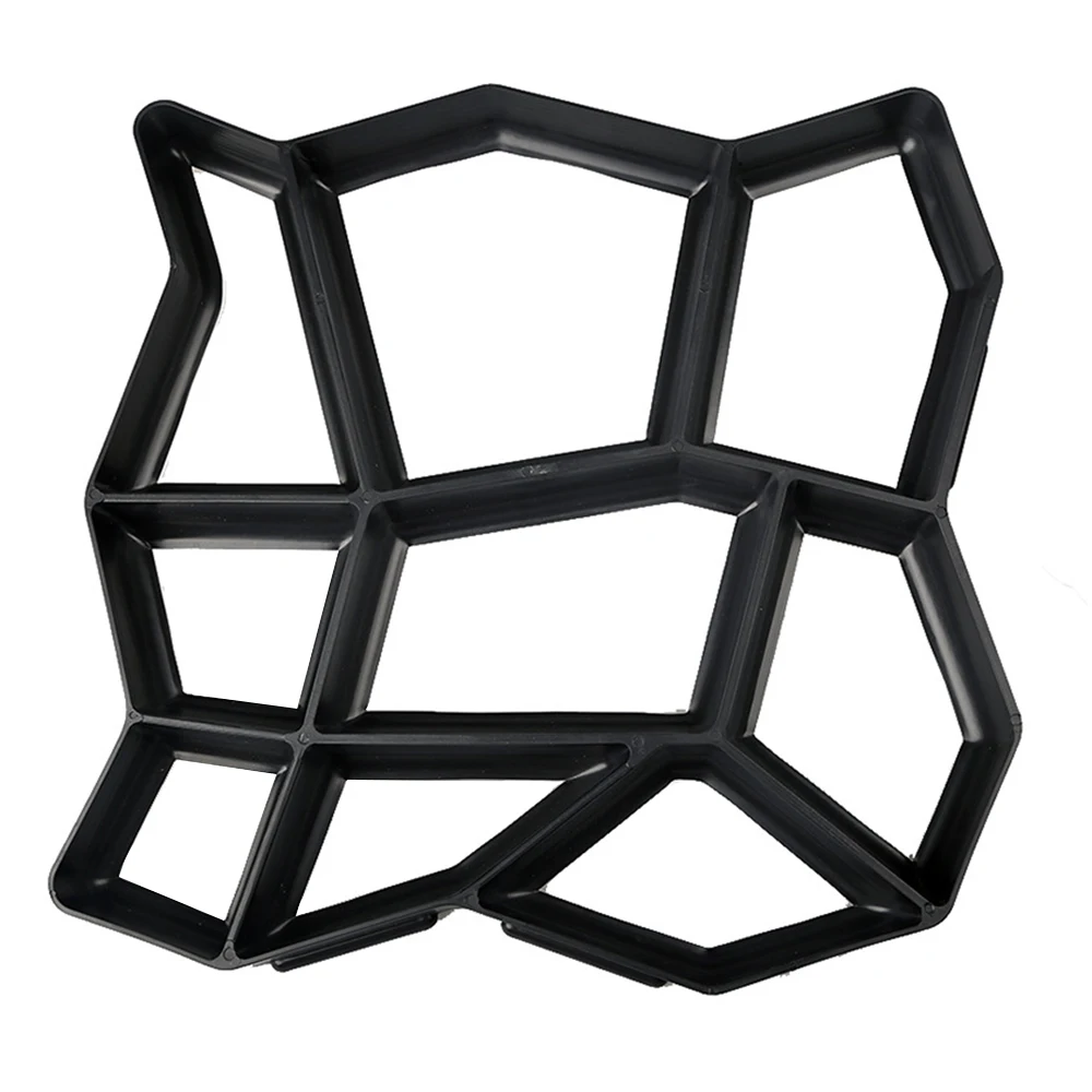 

DIY Paving Floor Tile Cement Mould Path Maker Middle Of Hole SHape Garden Path Concrete Plastic Brick Mold Paving