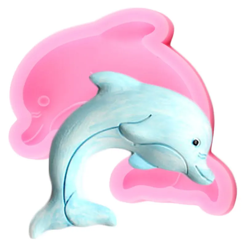 Moule En Silicone Pour Decoration De Gateaux En Forme De Dauphin Outils De Decoration Pour Anniversaire De Bebe Pour Fondant Biscuits Bonbons Argile Chocolat Aliexpress
