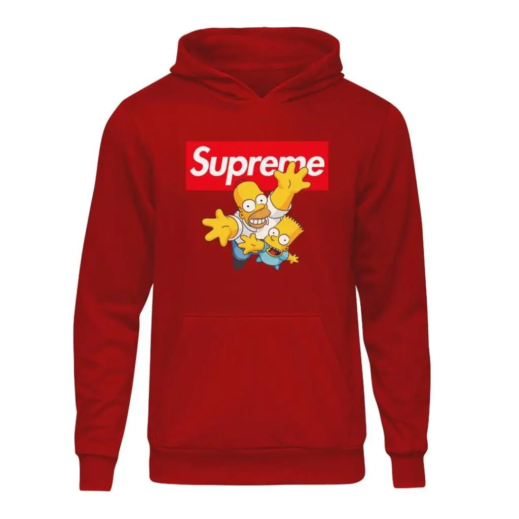 

The Simpsons Supreme Red Hooded Hoodie