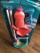 Juguete para jugar a las casitas para niños, simulación educativa, herramienta de limpieza para entrenamiento