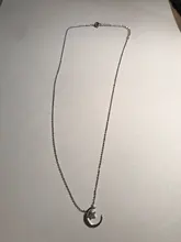 Collar de plata de ley 925 con forma de luna y Estrella, cadena Simple y brillante, para mujer, joyería de boda, regalo de cumpleaños