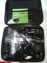 Pistola de masaje eléctrica LCD para adelgazar músculos, relajación para cuello, parte trasera del pie, pierna, hombros, pistola de masaje de percusión