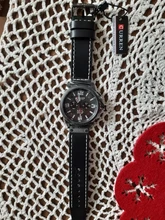 CURREN – reloj de pulsera deportivo para hombre, a prueba de agua, de cuarzo, militar, de cuero genuino, masculino