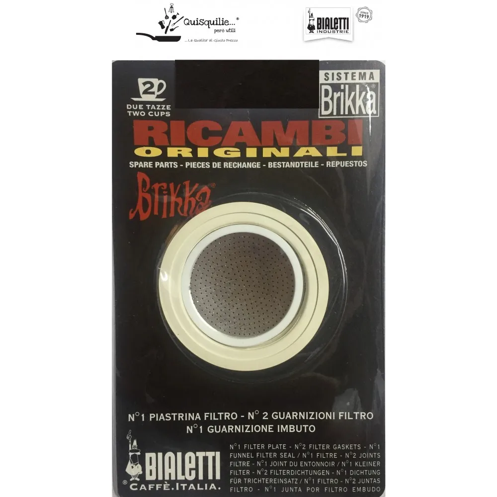 Bialetti Brikka Gasket 2/4 Cups with 