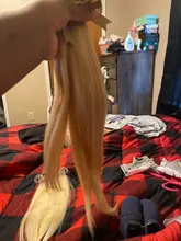 Mechones de cabello humano liso Remy brasileño con cierre, mechones de pelo negro perla rubio miel, 613 mechones, envío gratis