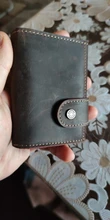 Wallet Men Card-Holder Coin-Purse Aluminium-Box Rfid Blocking Crazy-Horse HUMERPAUL Male