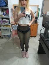 Velvet Leggings Warm-Pants Legins-Through-The-Meat Winter Womens Thick 