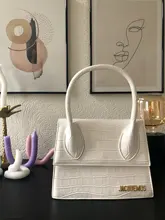 Square Bag Messenger-Bags Womens Handbag Crocodile-Pattern Shoulder Small Mini Fashion