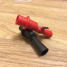 1 Pair Alligator Crocodile Test Clip Clamp For Multimeter Tester Probe New