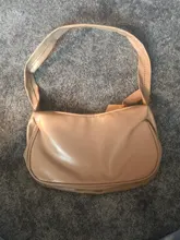 Bolso Baguette pequeño de piel sintética para mujer, pochette de diseño a la moda, suave, para hombro, Vintage, sencillo, tipo Clutch