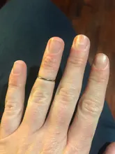 MANGOSKY-Anillo de titanio fino para dedo, anillo de oro de 1MM, 1 Uds., venta al por mayor