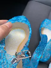 Sandalias para niños zuecos de moda para niñas, sandalias de fiesta de disfraces con agujeros de princesa de cristal, Color caramelo, 2019