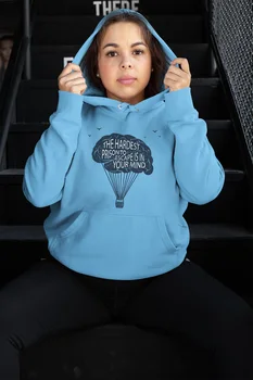 

Angemiel Wear The Hardest Prison Blue Women 'S Hooded Sweatshirt