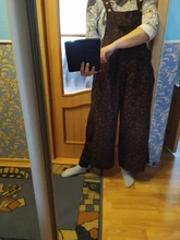 Summer Jumpsuits Overalls Dungarees Loose VONDA Cotton Casual Fashion Women Print Striped