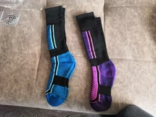 Calcetines gruesos de algodón con absorción de humedad para hombre y mujer, calcetín deportivo para esquí, Snowboard, ciclismo, esquí, Fútbol