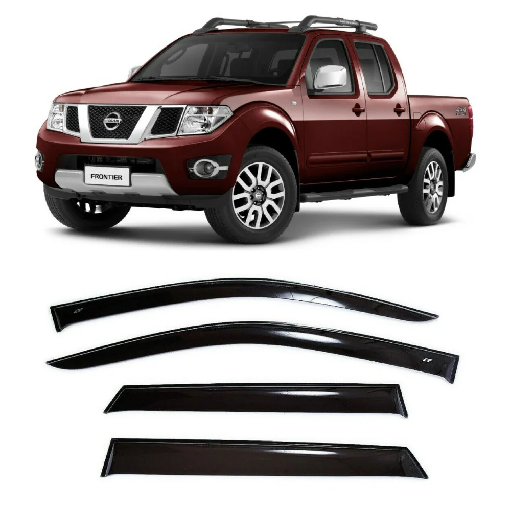 Дефлекторы окон Cobra Tuning N10505 на авто Nissan Frontier (D40) 3 IIl 2005-2014 4 шт./комп. ветровики от