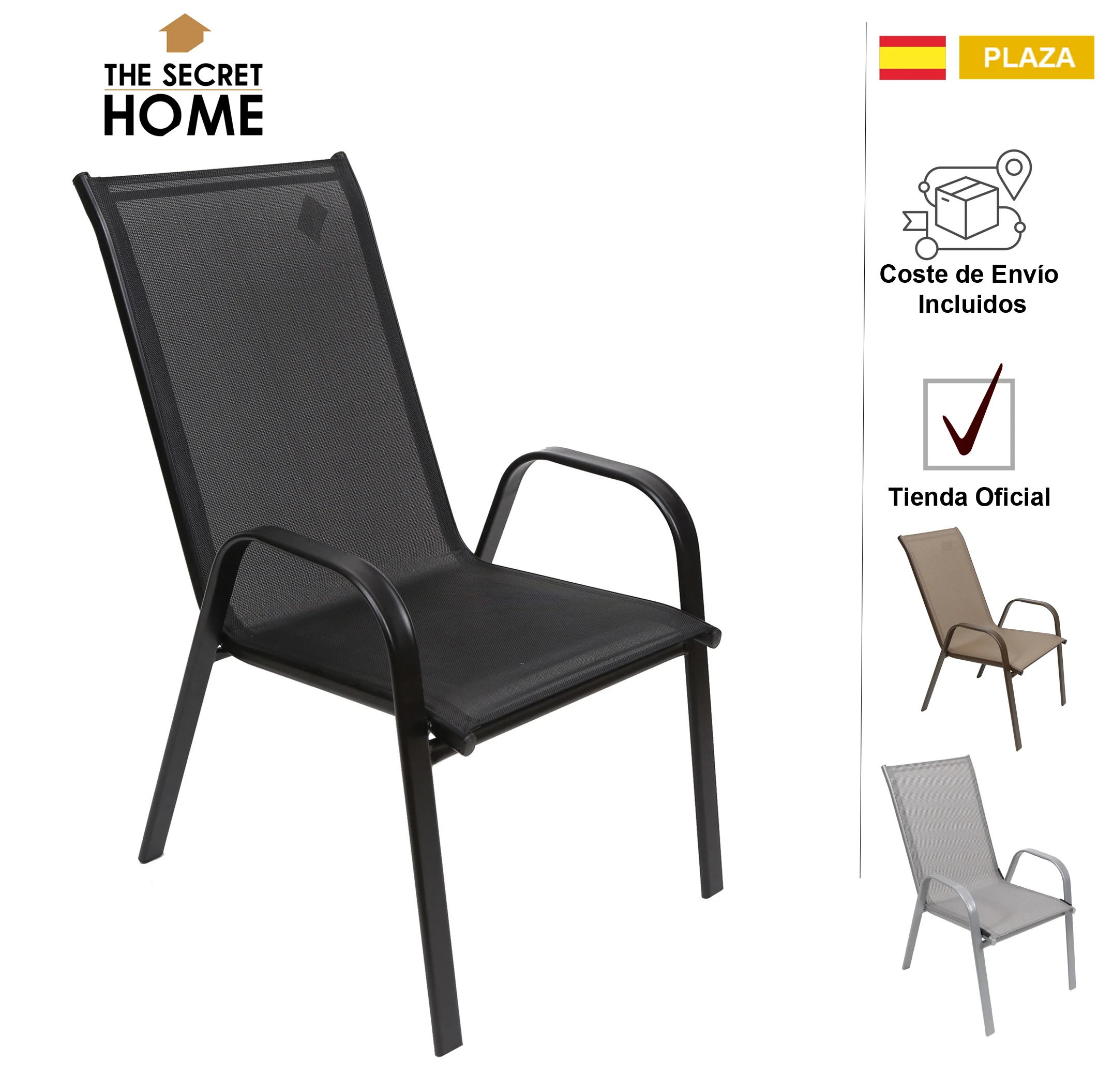 mengsel Sanders afbreken De Secret Home Metalen Stoel Met Pvc Canvas Ideaal Voor Uw Tuin Of Terras  Outdoor Stoel (55X75X97 Cm)|Tuinstoelen| - AliExpress