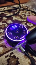 Fuente de alimentación de tatuaje Aurora 2, suministro de energía LCD Digital con adaptador de corriente, Mini panel táctil Led, suministros de tatuaje