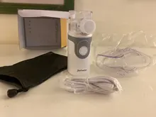 Mininebulizador portátil de mano para niños, inhalador de inhalador silencioso, atomizador de malla, autoclean, inhalador portátil